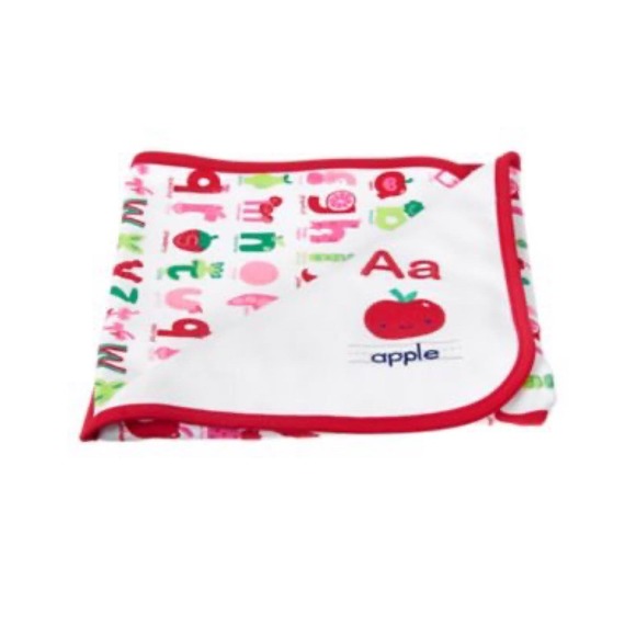 Gymboree Other - Gymboree Layette newborn essentials fruit veggies alphabet a b c apple blanket